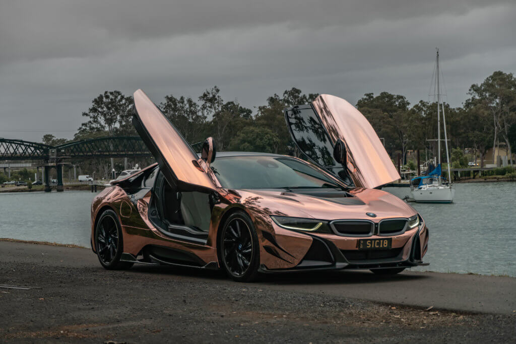 scissor doors BMW hybrid