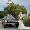 Stretch Mustang wedding car hire Brisbane