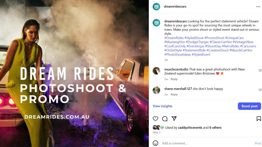 Dream Ridez Lights, Camera, Action! Creating Content to Get More Rides on Dream ...