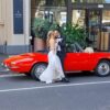 Classic Alfa Romeo Duetto car hire for styled shoots and promotions in Sydney