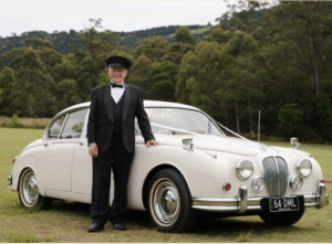 Classic wedding Car with chauffeur for Gold Coast weddings 